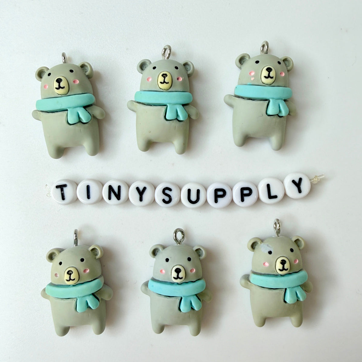Panda, Pig, Bird, Bear, Animal Themed Charms