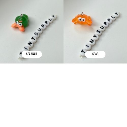 Resin Squid, Cuttlefish, Stars, Jellyfish, Marine Life Themed Resin Charms