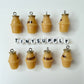 Korean Banana, Strawberry, Chocolate Milk Bottle Charms (21MM x 31MM)