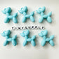 3CM Pastel Puffy Balloon Dog Resin Charm