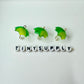 22MM Ombre Yellow, Green, Purple and Blue Umbrella Resin Charm