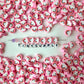 10MM Blue/Pink Rainbow Themed Polymer Clay Beads