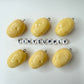 Large Potato, Sweet Yam and Red Date, Food Themed Acrylic Charms