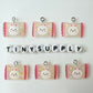 13MM x 20MM Transparent Matte Carrot, Strawberry, Bunny Wrapped Candy Charm