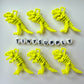 37MM X 27MM Matte Enamel Alloy T-Rex Animal Themed Charms