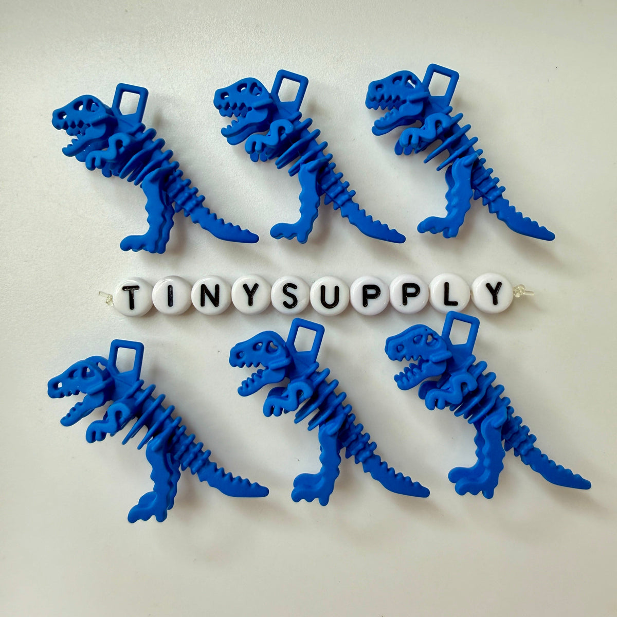 37MM X 27MM Matte Enamel Alloy T-Rex Animal Themed Charms