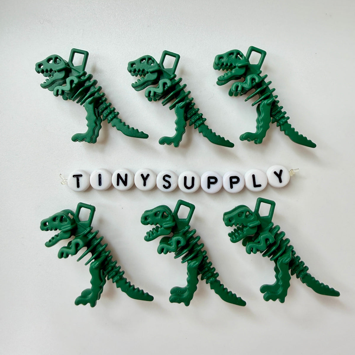 37MM X 27MM Matte Enamel Alloy T-Rex Animal Themed Charms
