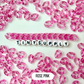 Transparent Colored Acrylic Chain Links Pieces (12mm x 9mm)