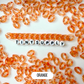 Transparent Colored Acrylic Chain Links Pieces (12mm x 9mm)