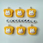Bunny Themed Food Charms (Donuts, Ice Cream, Cupcake, Bread)