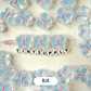 Chunky Rainbow Butterfly Enamel Acrylic Bead (20.7x18mm)