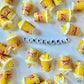 Yellow Popcorn Bucket Charms with Eye Pins (24mm x 18mm)