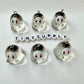 Resin Ancient Skull and Ghost, Halloween Themed Resin Charms
