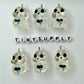 Resin Ancient Skull and Ghost, Halloween Themed Resin Charms