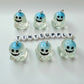 Resin Ancient Skull and Ghost, Halloween Themed Resin Charms