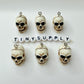 Resin Ancient Skull and Ghost, Halloween Themed Resin Charms