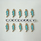Lightning Bolt Enamel Zinc Alloy Charm (21mm x 7mm, Hole: 2mm)