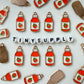 Strawberry Drink Enamel Charm (22mm x 10mm)