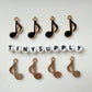 Musical Note Enamel Charm (20mm x 13mm)
