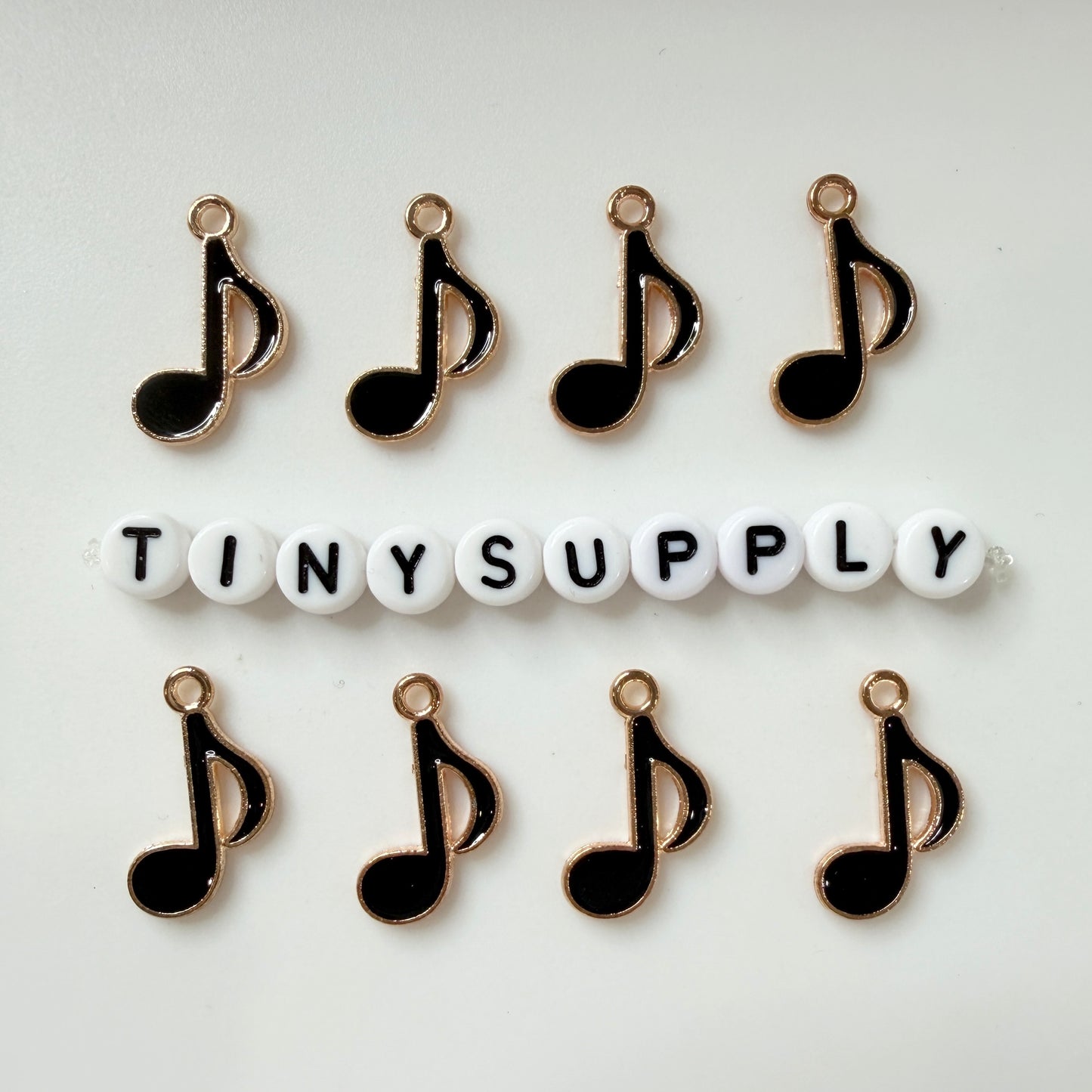 Musical Note Enamel Charm (20mm x 13mm)