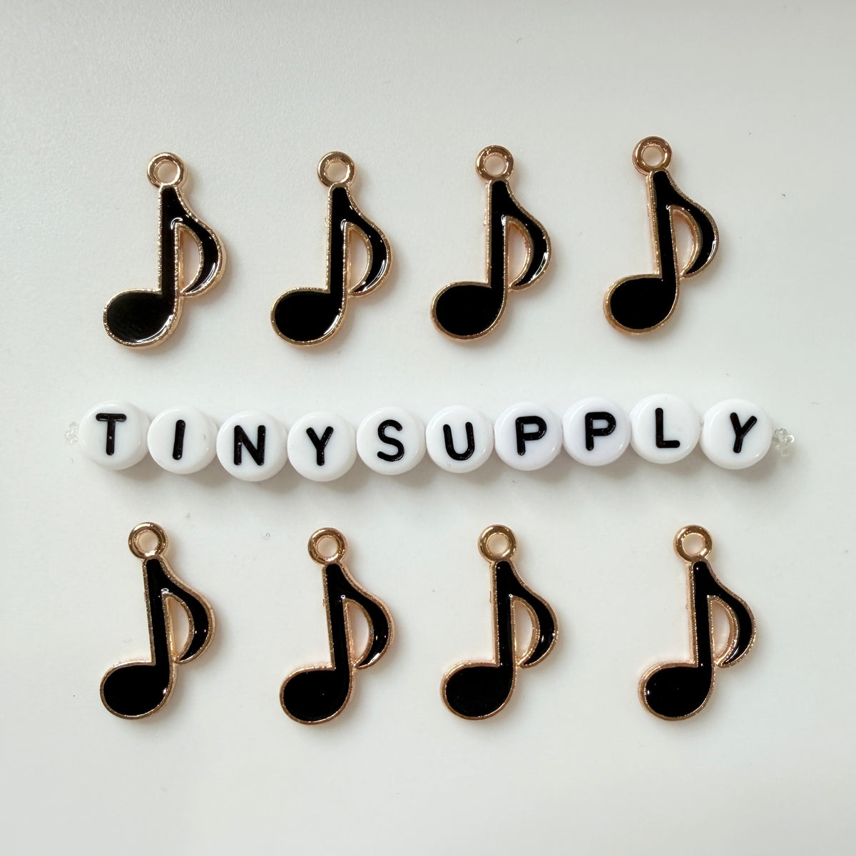 Musical Note Enamel Charm (20mm x 13mm)