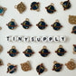 Starry Night Themed Moon Planet Space Enamel Connector Link Charm