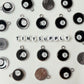 Black Eight Ball Enamel Charm, Billiard Themed (16mm x 20mm)