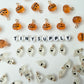 Resin Pumpkin and Ghost, Halloween Themed Charm