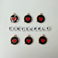Speech Bubble Heart Enamel Zinc Alloy Charm (17mm x14mm, Hole: 1.7mm)