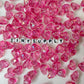 12MM AB Color Plated Pink Heart Acrylic Spacer Beads