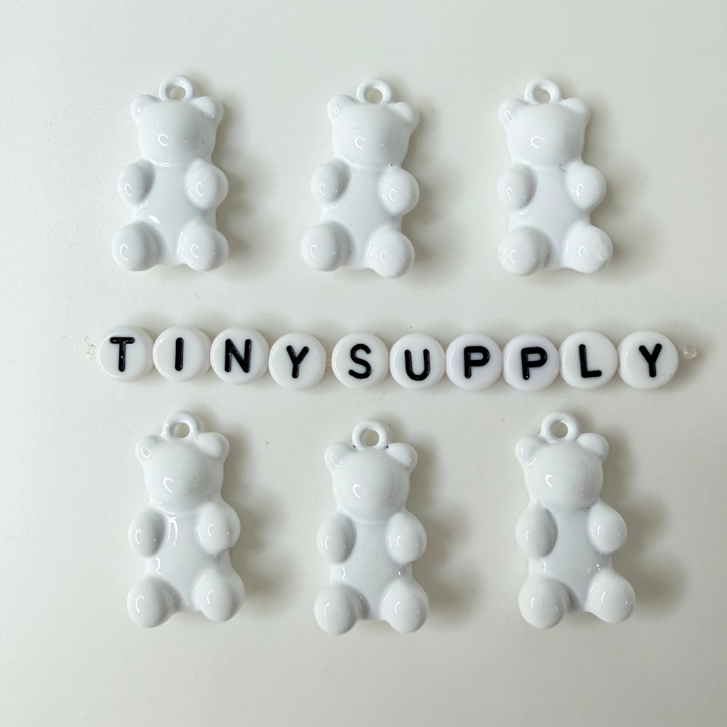 Metal Gummy Bear Charm (25MM x 13MM)