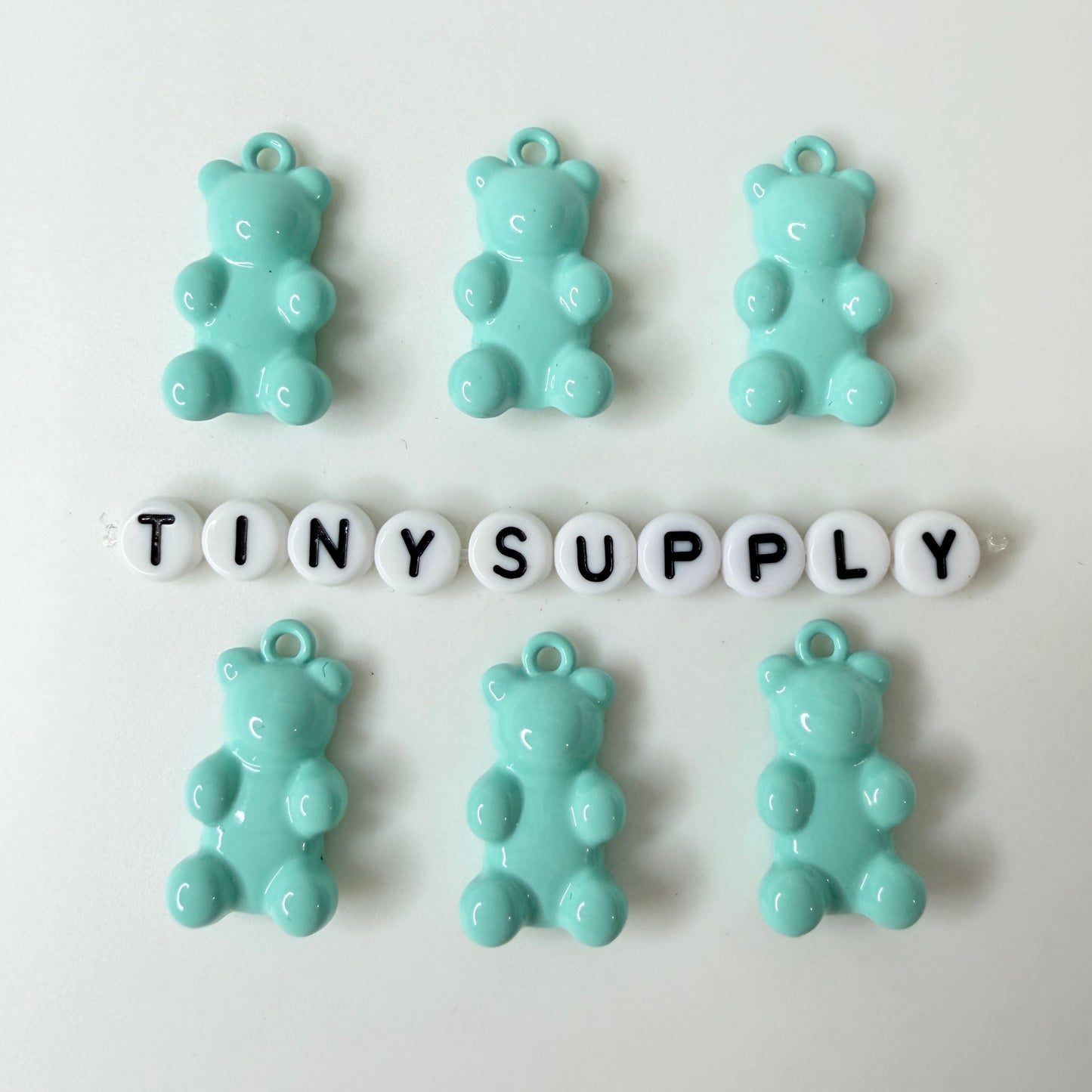 Metal Gummy Bear Charm (25MM x 13MM)