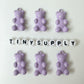 Metal Gummy Bear Charm (25MM x 13MM)