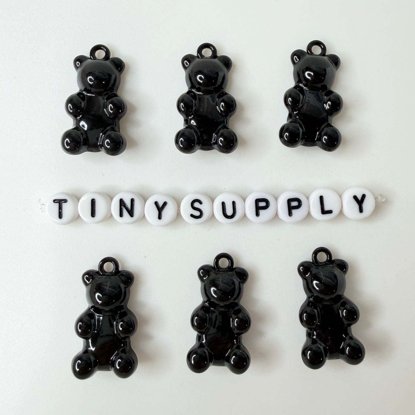 Metal Gummy Bear Charm (25MM x 13MM)