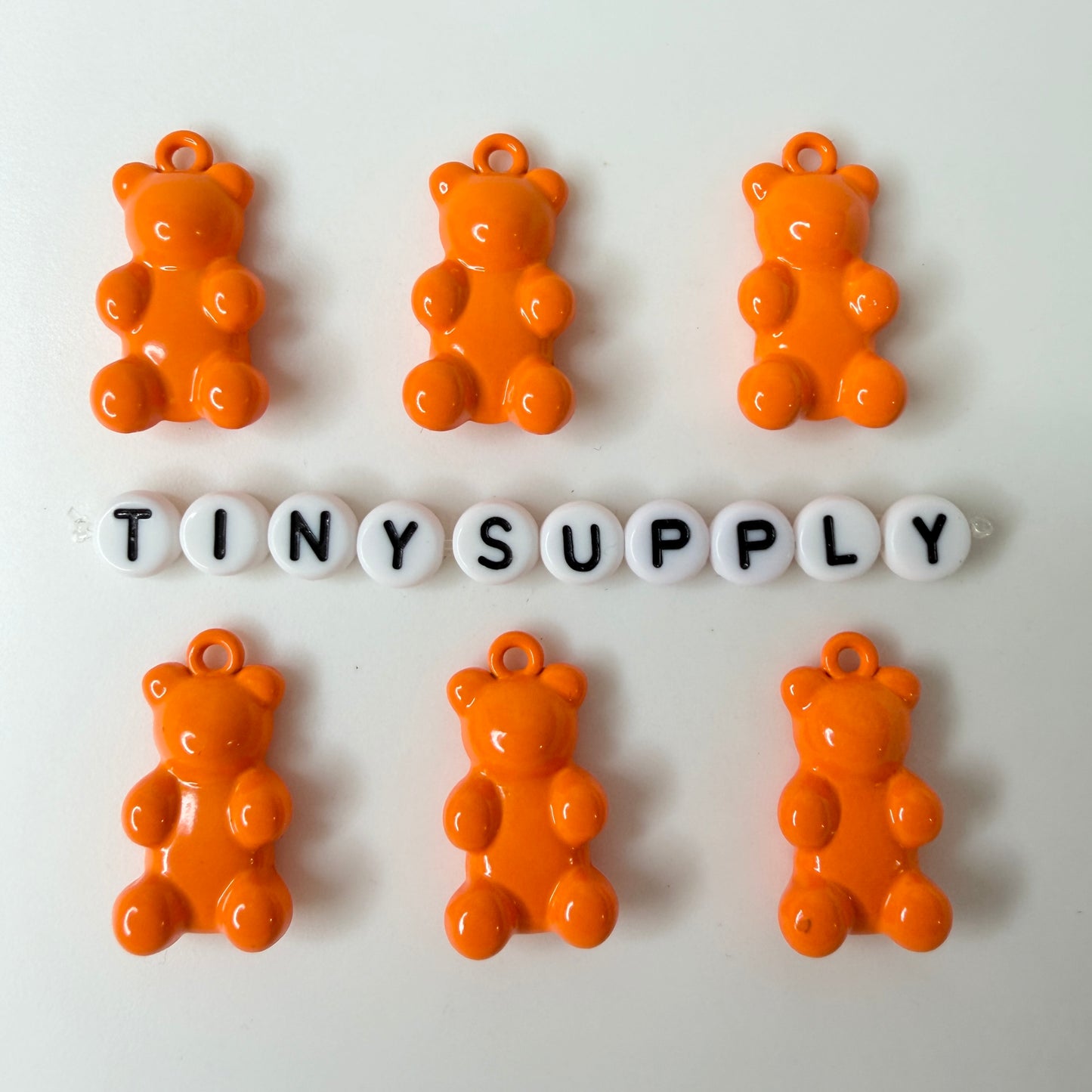 Metal Gummy Bear Charm (25MM x 13MM)