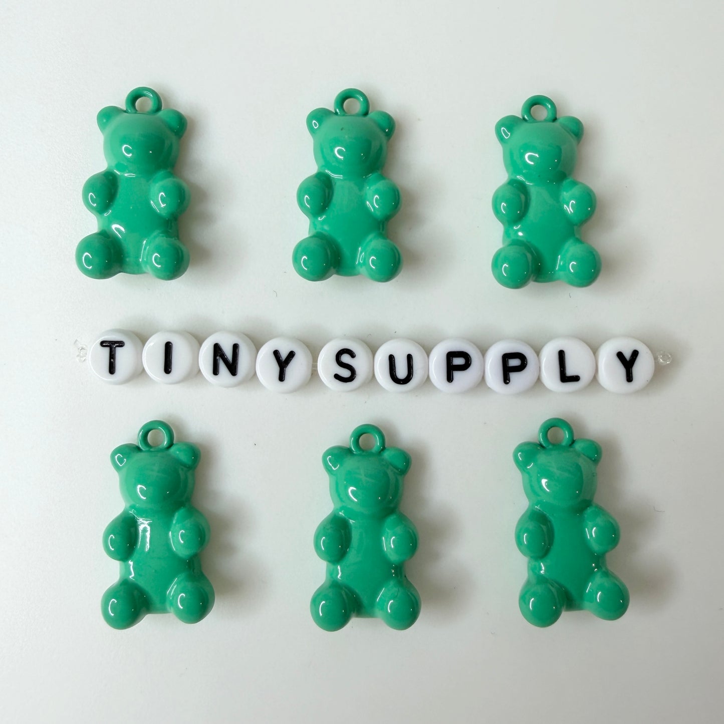 Metal Gummy Bear Charm (25MM x 13MM)