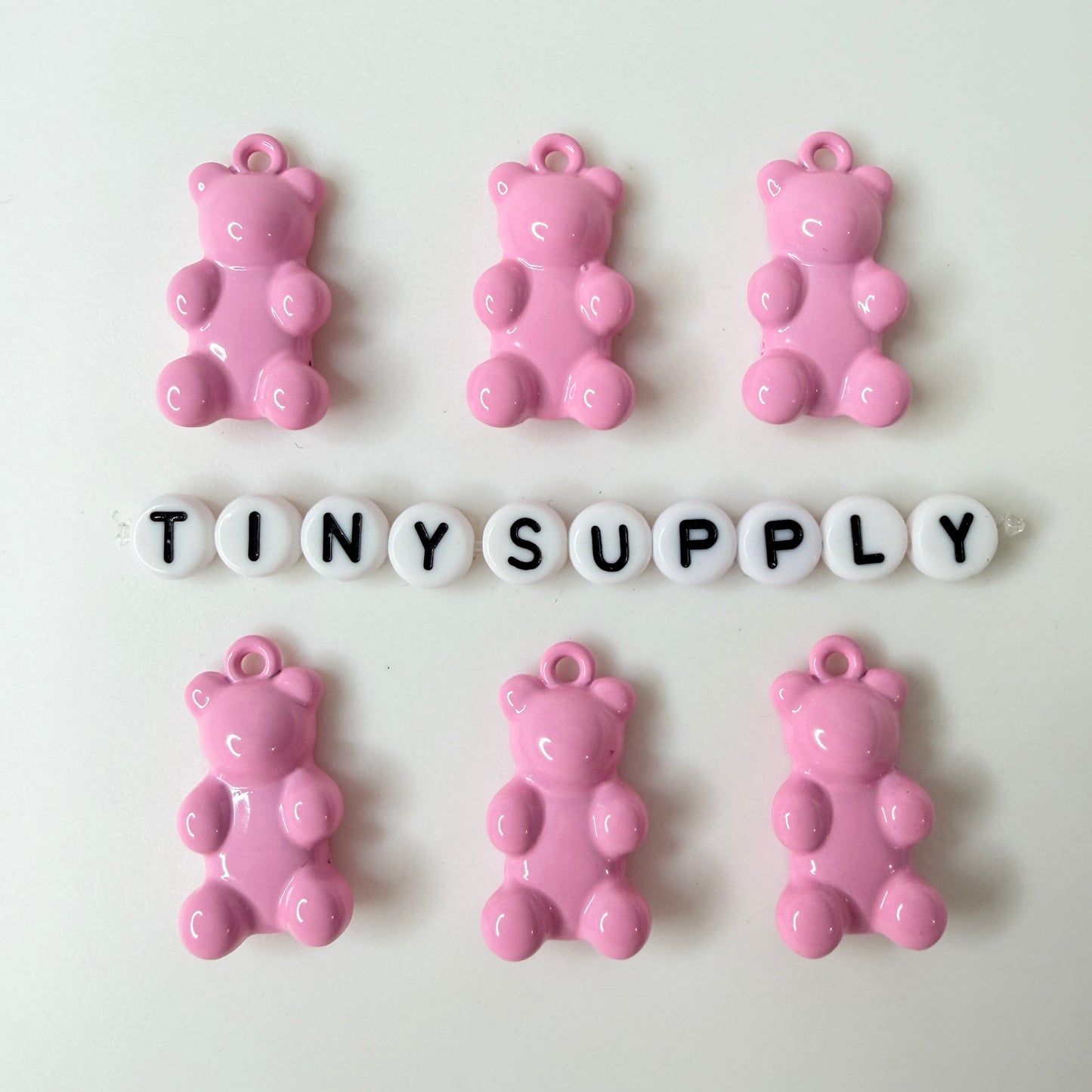 Metal Gummy Bear Charm (25MM x 13MM)