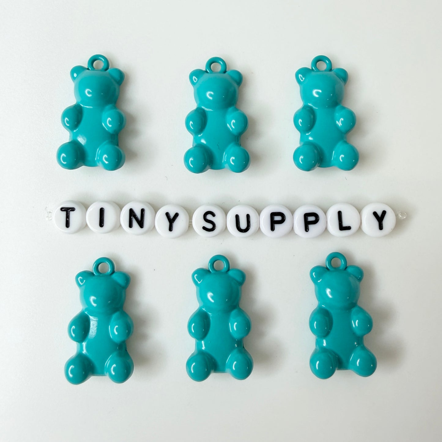 Metal Gummy Bear Charm (25MM x 13MM)