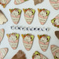 Pink Cat in a Crepe Enamel Charm (31mm x 24mm)