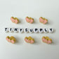 Pink Puffy Bow Alloy Charms