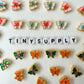 Double-Sided Butterfly Alloy Charms (Pink/Blue or Orange/Green)