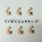 17MM Enamel Moon with Gold Star Charm