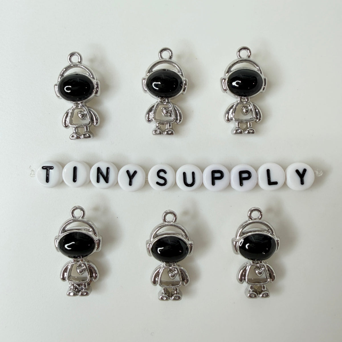 21MM Cute Astronaut Themed Metal Charms