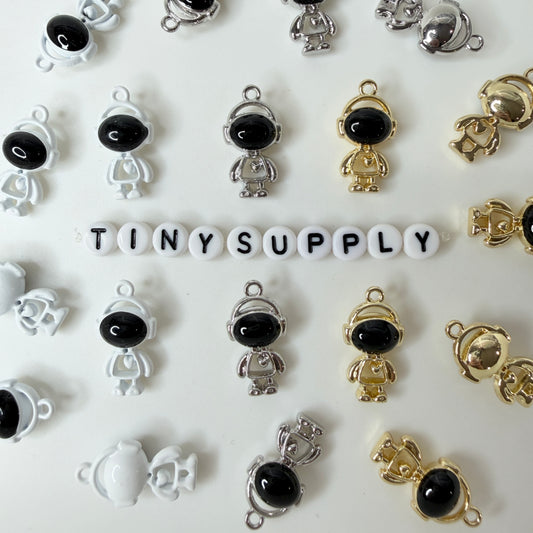 21MM Cute Astronaut Themed Metal Charms