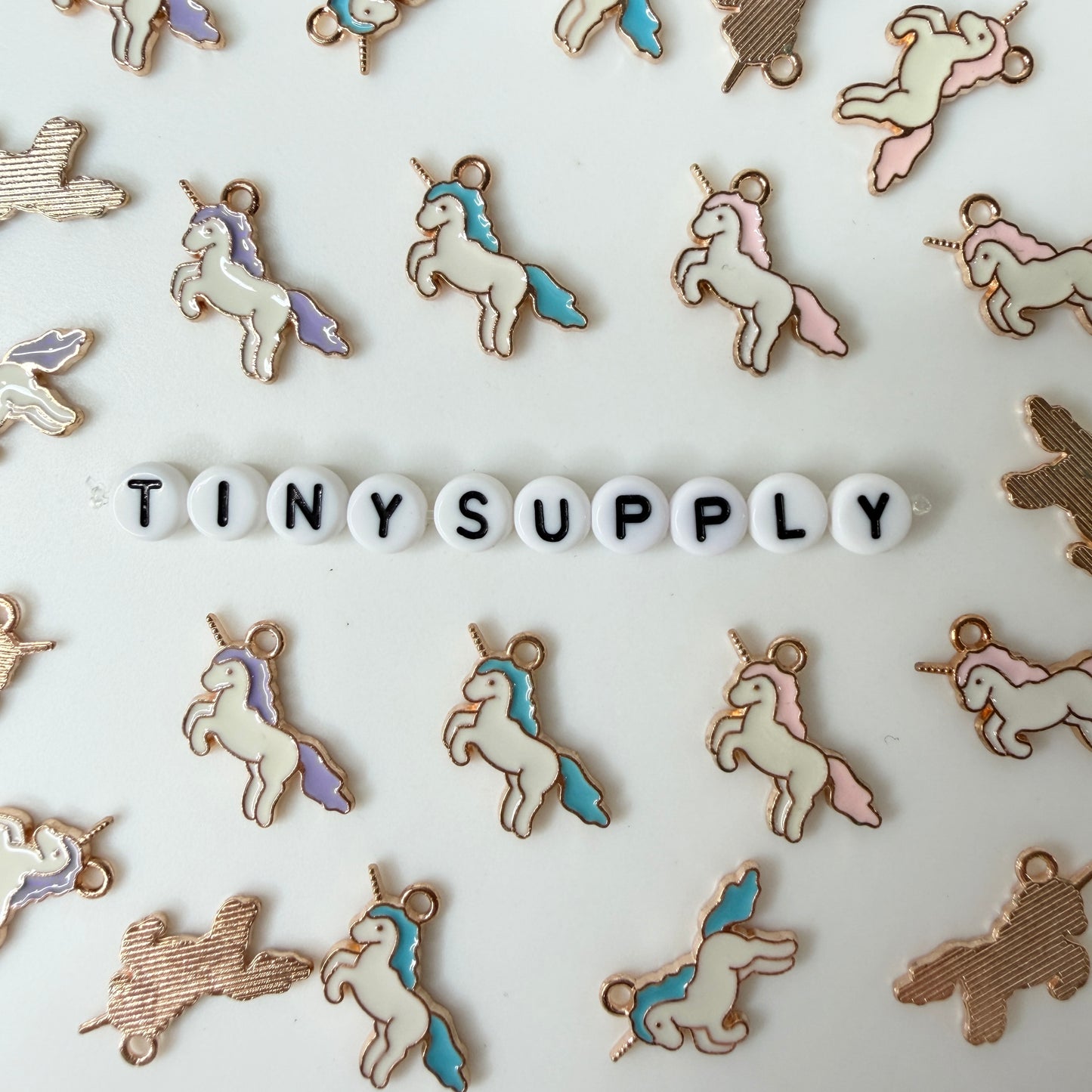 22MM Cute Unicorn Enamel Charm