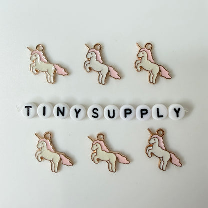 22MM Cute Unicorn Enamel Charm