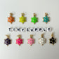19MM Gold Plated Turtle Charm with Colored Enamel Shell