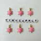 19MM Gold Plated Turtle Charm with Colored Enamel Shell