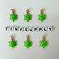 19MM Gold Plated Turtle Charm with Colored Enamel Shell