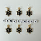 19MM Gold Plated Turtle Charm with Colored Enamel Shell